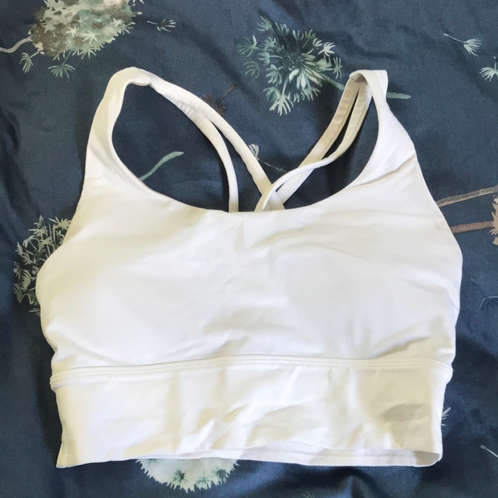Lululemon White Sports Bra